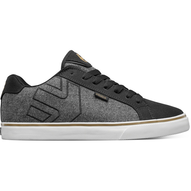 Etnies FADER VULC Sneakers Heren Zwart/Bruin/Grijs BE-VQCWAS